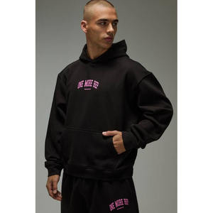 Sudadera con Capucha Personalizada de Alta Calidad para Hombre, 550 g/m², 100 % Algodón, Estilo Casual de Invierno, con Logotipo Personalizado, Tinte Liso, Ecológica - Product Image 1