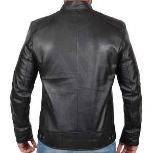 Chaqueta de moda de cuero de manga larga para hombre de alta calidad Diseña tu propio estilo de invierno al mejor precio chaqueta de cuero - Product Image 4