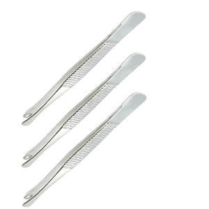 3 Fórceps de tejido ruso 6 "Instrumentos dentales quirúrgicos Acero inoxidable - Product Image 2