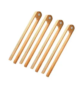 Eco-friendly wooden salad Tongs food clip toast kitchen accessories new product Wooden Tongs at best price