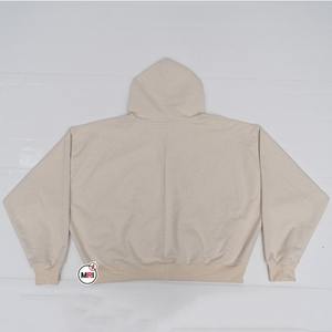 Custom Zipup <b>Hoodie</b> Unisex Boxy Zipper Blanks 500 Gsm <b>Hoodie</b> Cotton Heavyweight Fleece <b>Cropped</b> Men <b>Zip</b> <b>up</b> <b>Hoodie</b> - Product Image 2