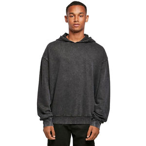 Sudadera con Capucha Personalizada con Logotipo, 100% Algodón, para Hombre, Invierno, Lavado Ácido, Felpa Ecológica, Manga Larga, Corte Regular, Estilo Urbano - Product Image 1