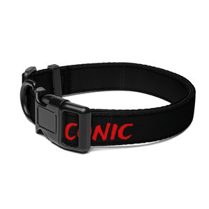 Moderno collare per animali domestici di lusso in pelle di mucca a rilascio rapido con cotone poliestere elegante e semplice stile personalizzato - Product Image 2