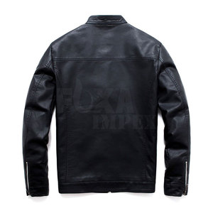 Veste en cuir pour hommes Automne hiver Veste en cuir pour hommes de meilleure qualité Veste en cuir véritable pour hommes - Product Image 3