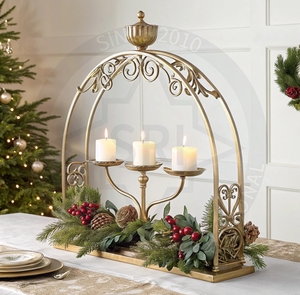 Colección de Elegancia Navideña con Adornos Metálicos Elegantes y Duraderos, Decoración Festiva Moderna y Personalizada Ecológica - Product Image 1