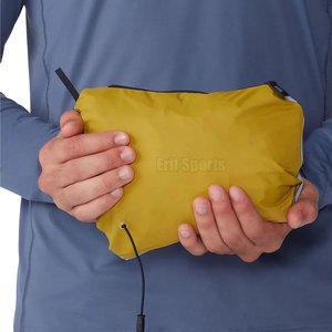 Chaqueta Cortavientos con Capucha para Hombre, Fabricada en Pakistán, para Invierno, Uso en Exteriores, Transpirable, Ecológica, de Nailon/Poliéster - Product Image 6