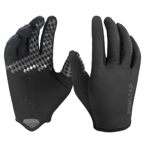 OEM designs anti-slip silicone microfiber palm mtb motocross gloves custom quick dry sweat-wicking bike cycling gloves