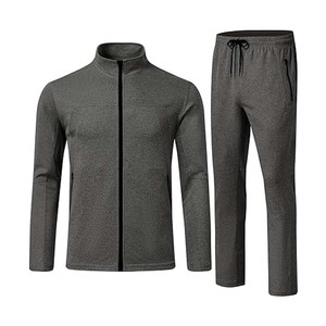 Survêtement Homme Nouvelle Arrivée Survêtement Décontracté Couleur Unie Pantalon de Survêtement Ensemble Jogging Unisexe - Product Image 1