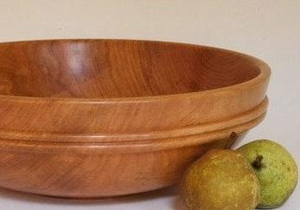 Farmhouse style large <b>wooden</b> salad bowl handmade for fruits bread rustic kitchen dining table natural serving decorative piece - Product Image 2
