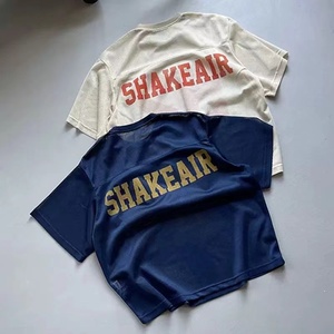 Fashion Boxy Fit Mesh <b>Jersey</b> Tee Custom logo 100% Poly Mesh Casual Streetwear Hight Quality T <b>shirts</b> for <b>Men</b> - Product Image 1