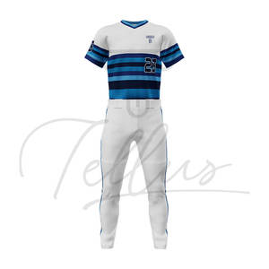 Ensemble de tenue de baseball à manches courtes personnalisé imprimé fabriqué au Pakistan 100% polyester respirant à séchage rapide - Product Image 6