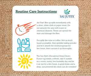 แผ่นรองจานสี่เหลี่ยมผืนผ้าขนาด 17x12 นิ้ว ทำจากปอกระเจาแบบดั้งเดิม กันลื่น ใยธรรมชาติ ใช้ได้สองด้าน เป็นมิตรกับสิ่งแวดล้อม ใช้ซ้ำได้ ดีไซน์หรูหรา - Product Image 6