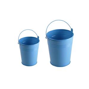 Nouveau Style rond fer métal fleur planteur rose poudre enduit fini pour la maison balcon jardin décoration but - Product Image 5