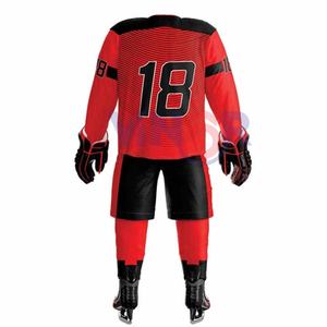 Uniforme de Hockey sobre Hielo Personalizado de Alta Calidad con Bordado, Nuevo Diseño Personalizado, Precio Económico, Uniforme de Hockey sobre Hielo Sublimado - Product Image 2