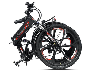NUEVA Bicicleta Eléctrica Plegable de 26 Pulgadas con Motor en la Rueda Trasera, Batería de Litio, Cuadro de Aleación de Aluminio, Pantalla LCD, Bicicleta para Desplazamientos - Product Image 1