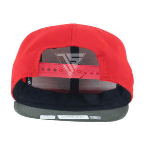 Gorra de béisbol con logotipo bordado profesional personalizada para adultos 100% tela de lona de algodón gorra deportiva plana 6 paneles, tira de plástico - Product Image 3