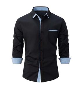 La Mejor Oferta en Camisas de Manga Larga con Botones para Hombre, 100% Algodón, Transpirables, Teñidas con Hilo Sostenible, Antiencogimiento, para Verano - Product Image 1