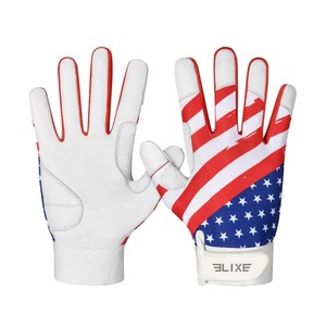 Guantes de Bateo de Béisbol y Sóftbol Profesionales Personalizados ELIXE SPORTS 2025, Guantes de Entrenamiento de Cuero de Alta Calidad, Transpirables - Product Image 4