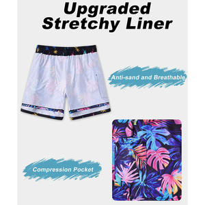 Pantalones Cortos de Hombre de Alta Calidad, a la Moda, de Secado Rápido, Transpirables, Antiarrugas, con Cierre de Cordón y Cintura Elástica Cómoda - Product Image 5