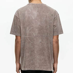 2025 Men's Acid <b>Wash</b> T-Shirt Custom Design 100% Cotton Wholesale Original <b>Equipment</b> Manufacturer - Product Image 2