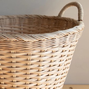 Panier de sol ovale tissé à la main, fait main, écologique, en rotin naturel, moderne, multifonctionnel, Artex Green Earth, fabriqué au Vietnam - Product Image 5