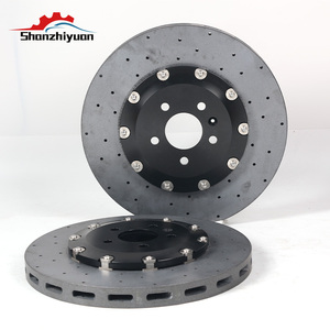 Discos de Freno de Cerámica de Fibra de Carbono de Venta Caliente, Actualizados para Lexus IS ES LS <span class=keywords><strong>UX</strong></span> NX <span class=keywords><strong>250</strong></span> 350 350H 450 <span class=keywords><strong>H</strong></span> GX550 LX600 RX350 - Product Image 3