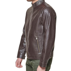 2025 High Quality Best Design Leather <b>Jacket</b> OEM Customized Winter Thick <b>Summer</b> Washable Short <b>jacket</b> for <b>men</b> - Product Image 3