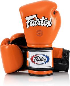 Guantes de Boxeo Fairtex Personalizados de Color Naranja para Sparring, Muay Thai, Entrenamiento y Combate, Guantes Fairtex de Alta Calidad - Product Image 1