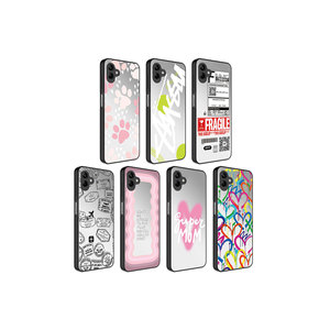 Coque en silicone avec motif cœur miroir et protection caméra pour Samsung Galaxy A04 - Dos brillant - Product Image 2