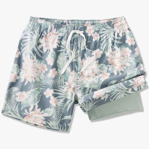 High Quality Men's Casual Swim <b>Shorts</b> with Quick Dry Elastic Netting Drawstring Closure Front Logo Solid Pattern <b>shorts</b> for men - Product Image 4