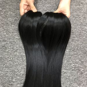 TRAME de haute qualité os noir droite vierge faisceau de cheveux humains longue longueur cheveux bruts avec dentelle suisse un donneur pour les femmes - Product Image 3