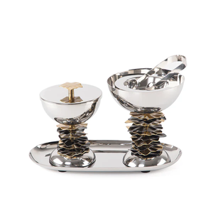 Kim loại thanh lịch Arabic Oud Burner cổ điển phong cách Arabic kim loại thủ công Arabic bakhoor Burner cổ điển Oud Burner - Product Image 3