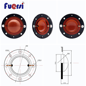 51.6mm đường kính 2 inch cuộn dây bằng giọng nói nhựa Phenolic hoành với cài đặt cố định vòng tweeter còi loa điều khiển đơn vị bộ phận - Product Image 6