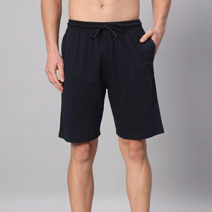 Conjuntos de manga corta informales de dos piezas de verano para hombre, camiseta y pantalones cortos de algodón y poliéster, tejido de punto de secado rápido - Product Image 3