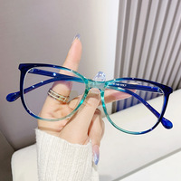 Gafas ultraligeras transparentes anti luz azul, diseño de montura a la moda, adecuadas para adolescentes, hombres, mujeres, estudiantes miopes