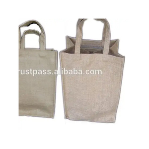 Bolsa de yute de diseño personalizado más vendida patrón geométrico suministro al por mayor a bajo precio - Product Image 3