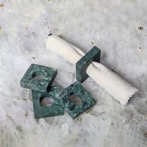 Handmade Resin Napkin Rings Set Luxury Party Entertaining Premium Eco-Friendly Durable Elegant Table <b>Accessories</b> - Product Image 3