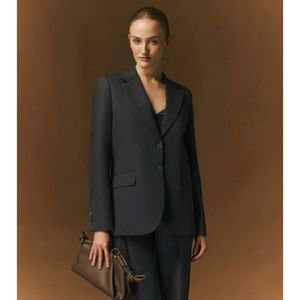 La mejor opción de chaqueta de un solo pecho a rayas para mujer Sola hecha a mano en Vietnam con tejido no tejido que ofrece servicios ODM - Product Image 1