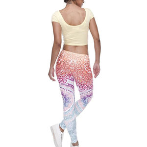 Meilleures ventes de vêtements de yoga et de sport personnalisés pour femmes, collants et leggings de compression à motifs unis, vêtements de fitness pour femmes - Product Image 6