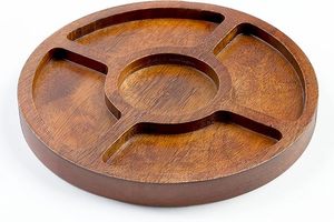 ถาดเสิร์ฟชาไม้มะม่วงดีไซน์หรูหราสำหรับเป็นของขวัญถาดเสิร์ฟชาอเนกประสงค์สำหรับใช้ในบ้าน - Product Image 4