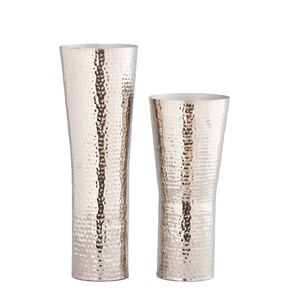 Classic Decorative Metal Flower Vase for Tabletop Home & Hotel Decoration Antique <b>Copper</b> Hammered Flower Vases - Product Image 2