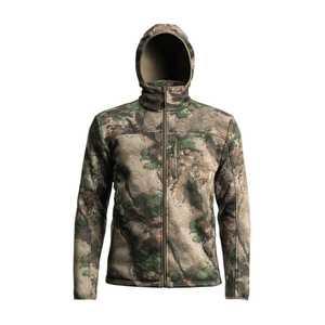 Veste tactique de chasse en softshell camouflage respirante et imperméable pour homme avec capuche en polaire pour la randonnée - Product Image 3