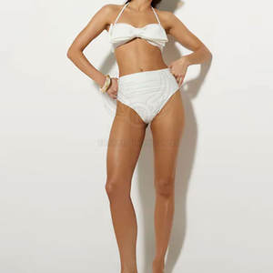 Vente chaude nouveau Bikini 2 pièces ensemble taux de vente entier tissu extensible doux coupe confortable idéal pour la natation en plein air - Product Image 4