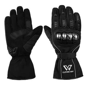 2025ถุงมือมอเตอร์ไซด์หนัง PU หนังวัวแบบใหม่ออกแบบได้ตามต้องการ - Product Image 4