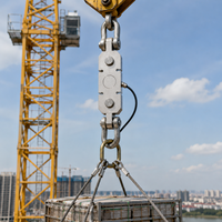 Capteur de pesage à anneau de plaque 2~70T pour la surveillance du poids et la détection de surcharge des grues et des machines de construction