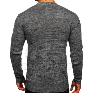 Pull en tricot pour homme à manches longues, confortable, chaud, pour tous les jours, pull en tricot fin pour homme, doux, élégant, décontracté - Product Image 3