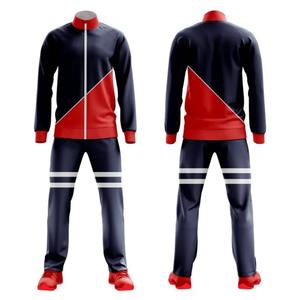 Venta al por mayor de calidad profesional logotipo personalizado diseño deportivo calentamiento entrenamiento traje ejercicios hombres chándal - Product Image 4