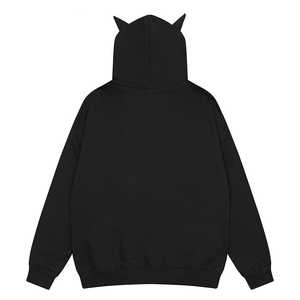 Sweat à capuche zippé oversize pour hommes en coton éponge française sweats à capuche streetwear zippés personnalisés de haute qualité pour hommes - Product Image 1