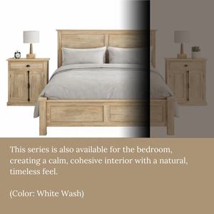 Buffet en bois de manguier massif, style rustique moderne, pour cuisine, salle de bain, meuble de rangement, fait à la main, écologique, tailles personnalisées - Product Image 4