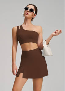 Einzigartige Fitness-Outfits für Damen Yoga-Sportbekleidung Gym-Set Rock und Top <span class=keywords><strong>2</strong></span>-teilige Tennis-Kleider für Damen Athleten Luxus-Outfit Sommer - Product Image 2